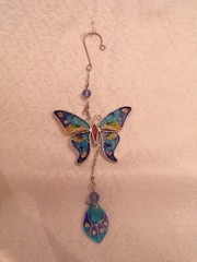 Butterfly Suncatcher Blues & Gold