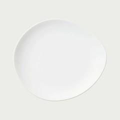 Noritake Atoll White 23cm Organic Coupe Plate Set of 4 1772L02316A From Japan