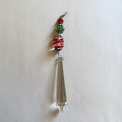 Christmas Sun Catcher Holiday Crafting Tree Ornament Rearview Mirror