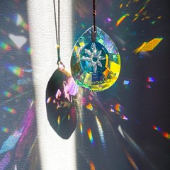 Versatile 76mm Rainbow Prism – Perfect for Windows, Chandeliers, and Gifting