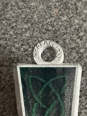 Vintage Rafaelian Celtic knot Catholic Christian Cross Sun Catcher Irish
