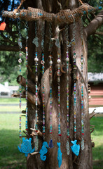 Handmade Sea Themed Suncatcher Wind Chime Large 18×36 9 Strings Indoor Outdoor