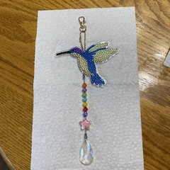 Hummingbird Sun Catcher-Diamond Painted-new