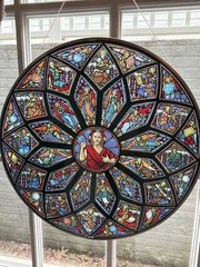 Religious Jesus Suncatcher 10” Round