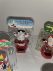 Solar Dancers Lot of 6 Christmas. Nib. Santa. Bear Snowman And Elf
