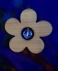 Sternengasse Sun Catcher Flower Mobile Wood Spring Waldorf Fair Trade 2 3/4″