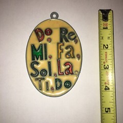 Do, Re, Mi, Fa, So, La, To, Do Stained Glass Suncatcher For Music Lover