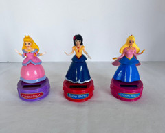 Solar Powered Dancing Princesses Set Of 3 Snow White Sleeping Beauty Cinderella
