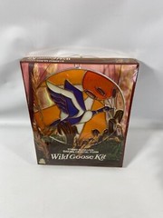Eze Form Stained Glass Look Wild Goose Baking Kit ACK-34 Suncatcher NOS