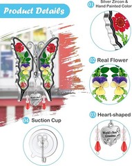 Magical Butterfly Suncatcher – Colorful Stained Glass for Cherished Grandmothers
