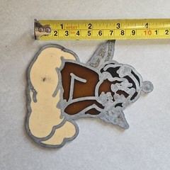 Angel Cherub Suncatcher Ornament Stained Glass Style Acrylic