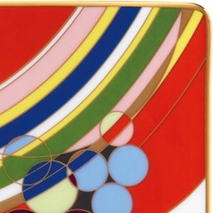 Noritake Frank Lloyd Wright March Balloons 15cm square plate (1 pie From Japan