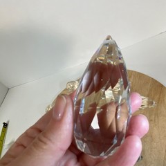 10 Crystal Faceted Round Teardrop Suncatcher Hanging Prism Rainbow Maker 2.75″