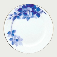 Ogura Touen Blue Rose (8011) 26 cm meat dish 1H8011A 8011A1H large From Japan
