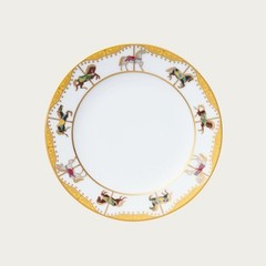 Ogura Touen “Success” Carousel 20cm Dessert Plate 3H1901 19013H Me From Japan