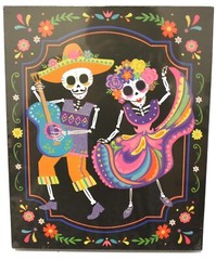 8″ x 10″ DOD, Day of the Dead Dancing Bride & Groom Pictures, Dia de los Muertos