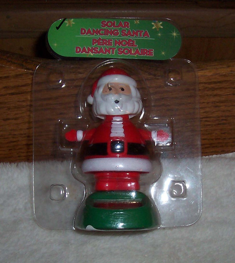 4″ Solar Dancing Santa Claus for Christmas – New !