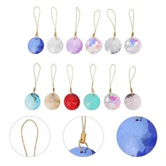 12 Pcs Sun Catchers Outdoor Ceiling Hanging Decor Crystal Car Ornament