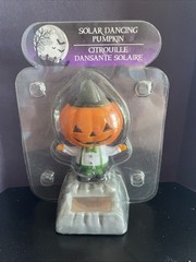Solar Dancing Pumpkin Halloween Bobble Head