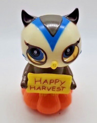 Halloween Owl Solar Dancer Bobble Head Happy Harvest 2017
