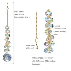 suncatchers for Windows Hanging Prism, 40mm auraro Crystal Suncatcher with Cr…