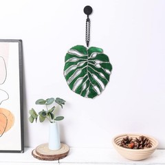 Monstera Stained Glass Suncatcher Window Decor,Tropical Leaf Hanging Ornament 7.