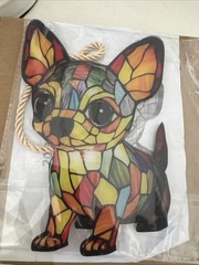 Adorable Chihuahua Acrylic Suncatcher Cozy Home Decor Window Plaque Dog Gift
