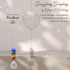 Memorial Glass Suncatcher for Pet Loss – Sympathy Gifts for Dog Owners