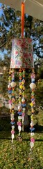 “Flower Garden” Handmade Suncatcher, Mobile, Yard decor, made in USA
