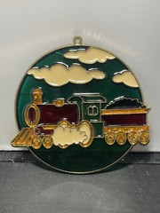 Enamel /Metal Choo-Choo Train Sun Catcher