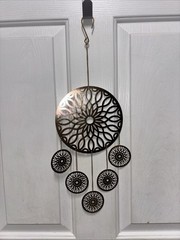 Dream Catcher Gold Metal Suncatcher, Wall DecorationWindow Decoration 14” By 7”