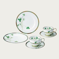 Noritake Shirotsumekusa Tea Time Pair Set (Gold & Silver) TP1035T79 From Japan