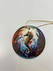 New Ceramic Seahorse Ornament