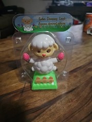 SOLAR DANCING LAMB WITH PINK EGGS NEW N SEALED COLLECT THEM ALL!