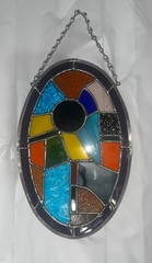 Abstract Stained Glass Art