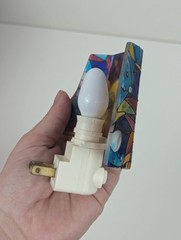 Joan Baker Stained Glass Night Light 90s/00s Y2K Whimsy Goth Celestial Sun