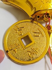 Feng Shui 2025 Horse Gourd Chinese Gold Coins Money Prosperity Good Luck Charm