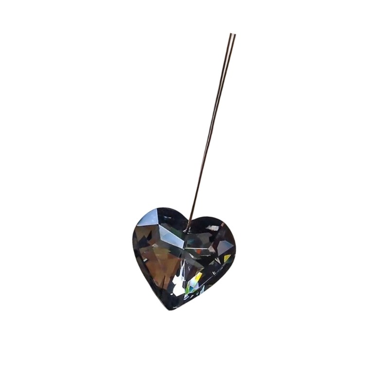 Heart Sun Catcher Rainbow Crystal Ornaments For Wedding and Car Hanging Decors