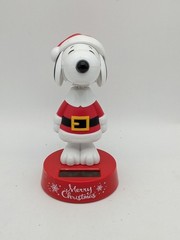 Solar Snoopy Peanuts Christmas Bobble head 2017 Working