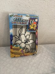 Vintage Kelly’s Touch If Glass Suncatcher Fence Kit 85201 15×10 Flower