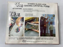 Eze Form Stained Glass Look Wild Goose Baking Kit ACK-34 Suncatcher NOS