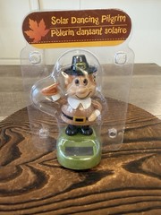 Solar Dancing Pilgrim ~ Thanksgiving Figurine