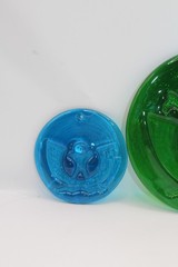Set Of 3 VTG Holmegaard Michael Bang ~ Noah’s Ark Suncatchers ~ Studio Art Glass