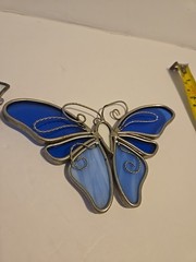 Vintage Lot Of Suncatchers Butterflies And Angels 5