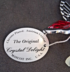 Hummingbird Suncatcher with Suction Cup Austrian Crystal and Chrome-Plated Metal