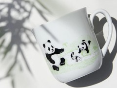 Panda Family – Lucky Story – about 350ml Mug Part 1 “Ogawa Encounte From Japan