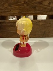 Solar Powered Bobble Head Dancing Cupid With Bow And Arrow