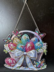 Multicolor Plastic Beaded Sun Catchers