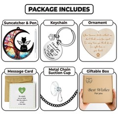 DIY Cat Memorial Suncatcher 4in1 Remembrance Gifts for Pet Loss
