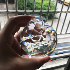100 80 60 50MM CRYSTAL Glass Ball Chandelier Prism DIY Pendant Decor SUNCATCHER